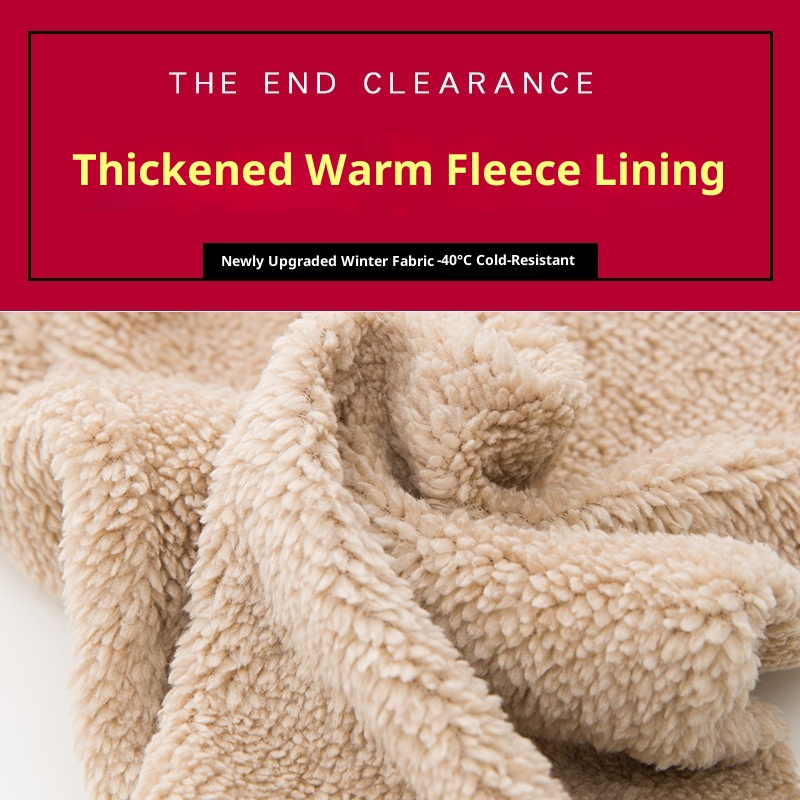 001 Winter Outdoor Lamb Wool For Men And Women Couples Waterproof Windproof Children's Softshell Ski Pants Thick_voghion.com