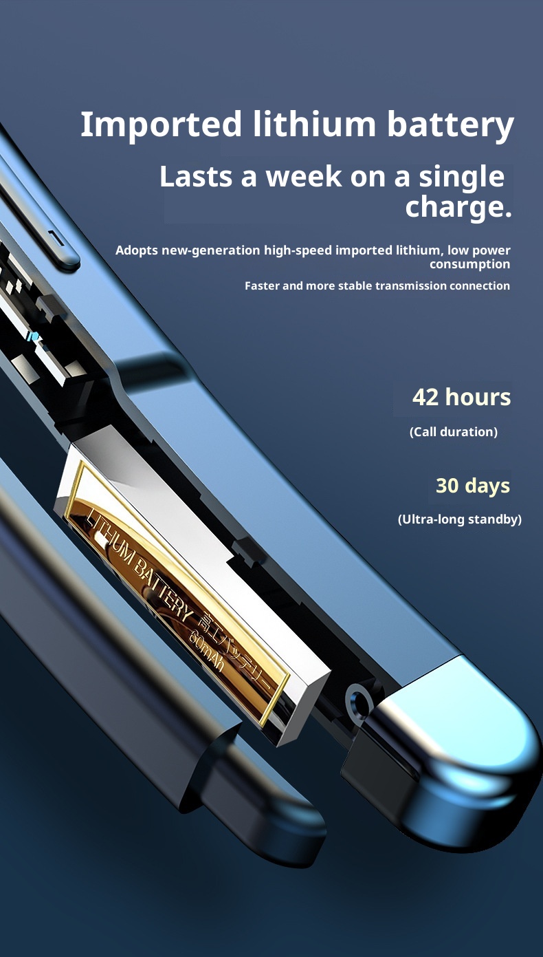 3c Cross-border Bluetooth Earbuds Single Wireless Car Call Noise Cancelling Ear Hook Business Universal Long Battery Life_voghion.com