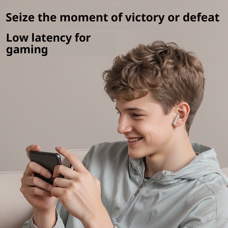 3c Q86 Bluetooth Earphones 2025 New Wireless Noise Cancelling High-End Semi-In-Ear Sports Running Long Battery Life_voghion.com