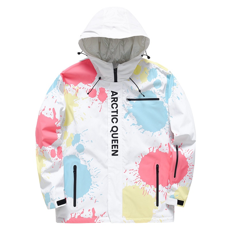 001 Damskie i męskie spodnie narciarskie OVERSIZE Zimowe, wodoodporne, ciepłe, wiatroszczelne, do jazdy na snowboardzie_voghion.com