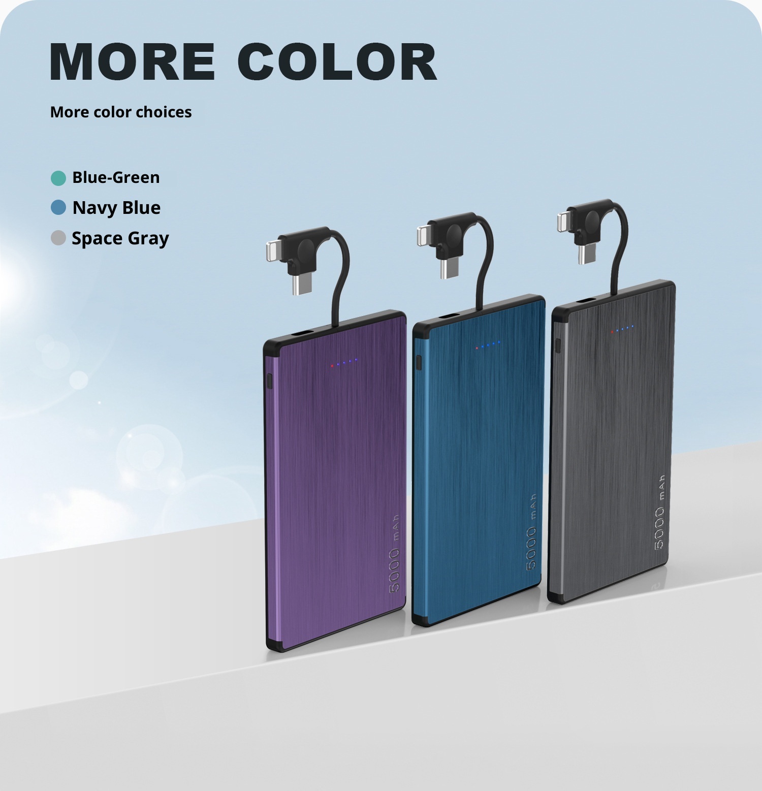 techglobe New Ultra-Thin Magnetic Wireless Power Bank PD20W Two-Way Fast Charging 5000/10000mAh Wholesale_voghion.com