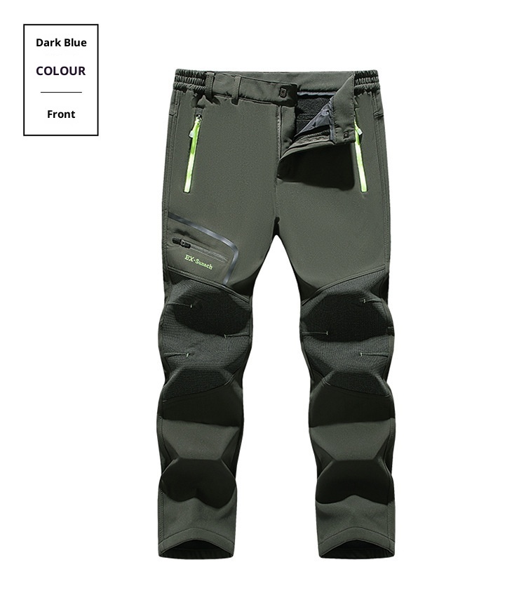 001 Grenzüberschreitender Großhandel Outdoor Softshell Fleecegefüttert Verdickt Warm Winter Skifahren Wandern Winddicht Wasserdicht_voghion.com