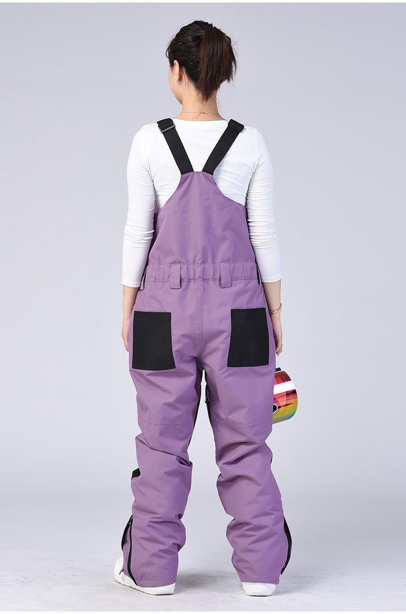 001 Pour hommes et femmes, style couple, salopette, vêtements de ski thermiques d'extérieur, combinaison de snowboard, pantalon de neige une pièce_voghion.com