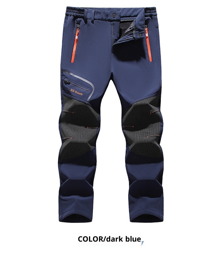 001 Cross-Border Outdoor Softshelljacke, mitteldick, warm, für Herbst und Winter, Skifahren, Bergsteigen, locker, winddicht, wasserdicht_voghion.com