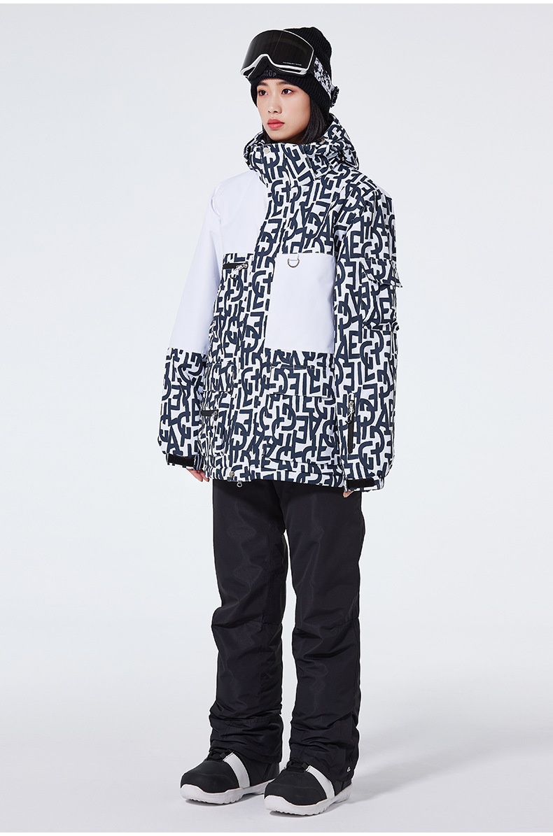001 2024 Suit Men Women, Snowboard Ski Jacket Pants, Warm New Cross-Border Style, Essential For Ice And Snow Sports_voghion.com