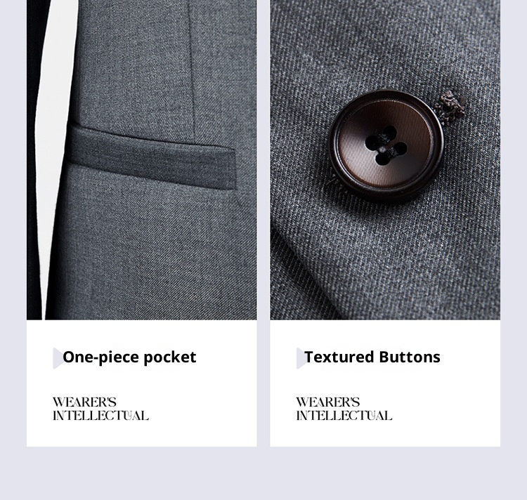 7045555501<2 QFV507045555501<2 New Uniform For Men And Women Gray Chinese National Style Professional Zhongshan Stand Collar Suit Business Formal Wear_voghion.com