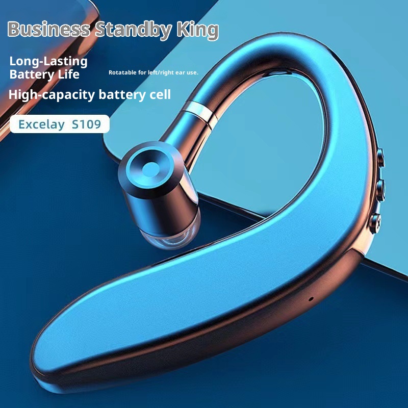 109 Single Ear Bluetooth True Wireless Over-Ear Business Sports Running Music Listening Universal Earphones *1_voghion.com
