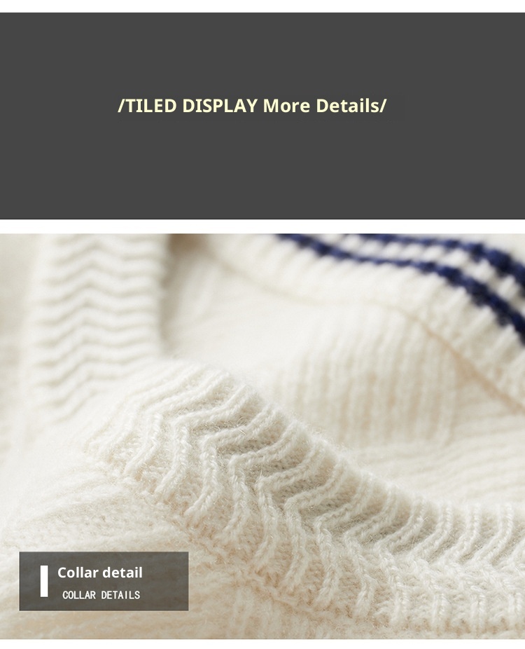 Boy Boy Boy 24 Herbst Winter Neue Wolle Herren Lockerer, lässiger, dicker, warmer Strickpullover aus Kaschmirbasis Herren_voghion.com