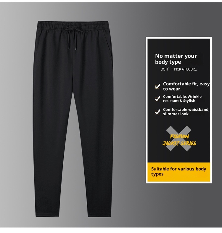 001 001 Autumn Sports Suit Men, Spring Casual Running Two-Piece Set, Youth Middle-Aged Group Suit, Bulk Purchase Sweatshirt And_voghion.com