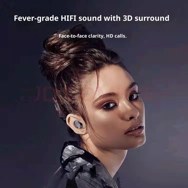 Écouteurs intra-auriculaires sans fil 3c Cross-border Private Model A68 TWS Bluetooth 5.0 pour le sport, résistants à la transpiration et dotés d'un affichage LED_voghion.com