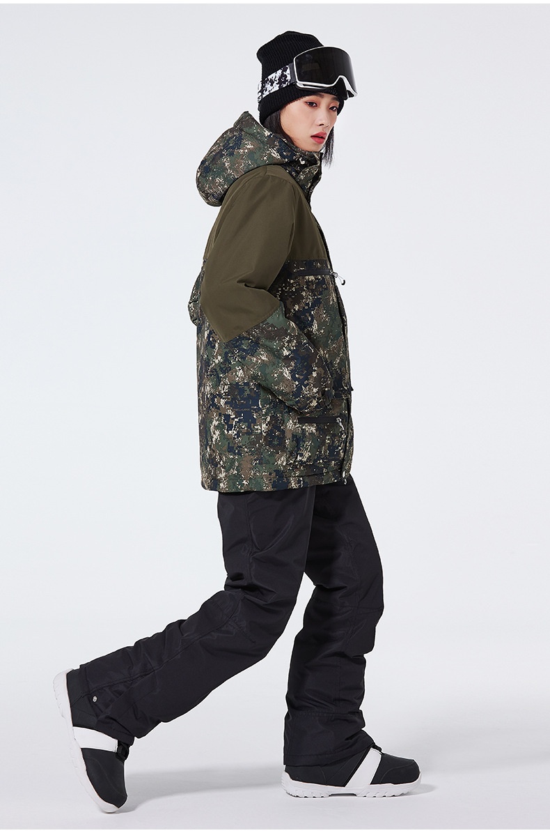 001 Suit Set For Men Women 24-25 Snow Season Windproof Waterproof Warm Ski Jacket And Pants Cross-Border Cold Protection_voghion.com