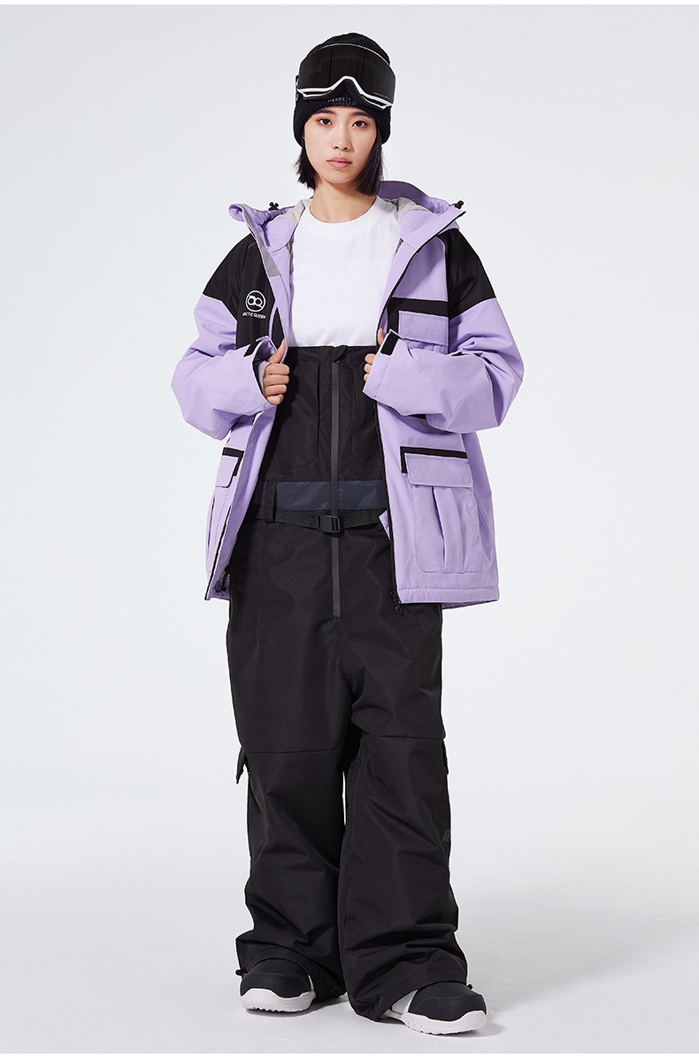 001 New Single Double Board Suit Set For Men Women, Winter Outdoor Waterproof Warm Ski Jacket And Pants, Cross-Border Style_voghion.com