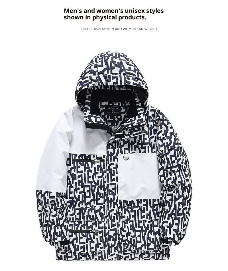 001 2024 Suit Men Women, Snowboard Ski Jacket Pants, Warm New Cross-Border Style, Essential For Ice And Snow Sports_voghion.com