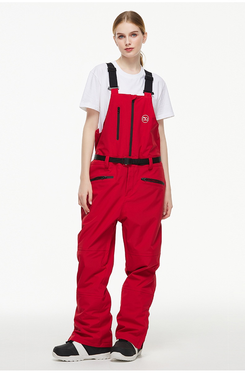 001 New One-Piece Men Women, Ski Pants, Waterproof Warm Season, Suitable For Snowboarding And Skiing, Bib Snow Pants_voghion.com