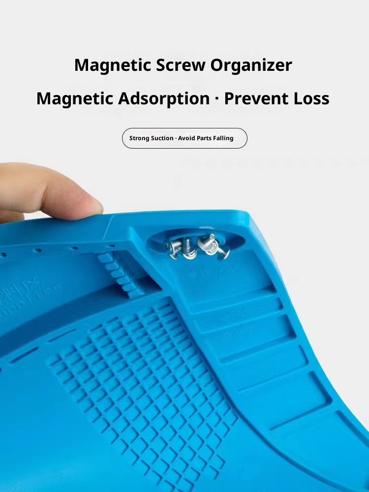 Banco da lavoro per riparazione di telefoni cellulari e computer 3c, isolamento termico, saldatura resistente alle alte temperature, silicone magnetico_voghion.com