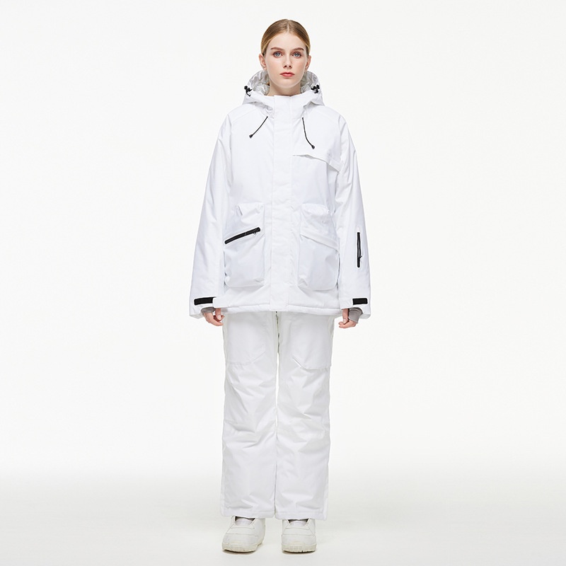 001 Suit Set For Men Women Winter Outdoor Windproof Waterproof Warm Thickened Snowboard And Ski Pants New Model_voghion.com