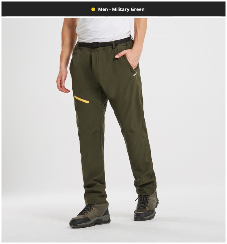 001 Winter Outdoor Lamb Wool For Men And Women Couples Waterproof Windproof Children's Softshell Ski Pants Thick_voghion.com