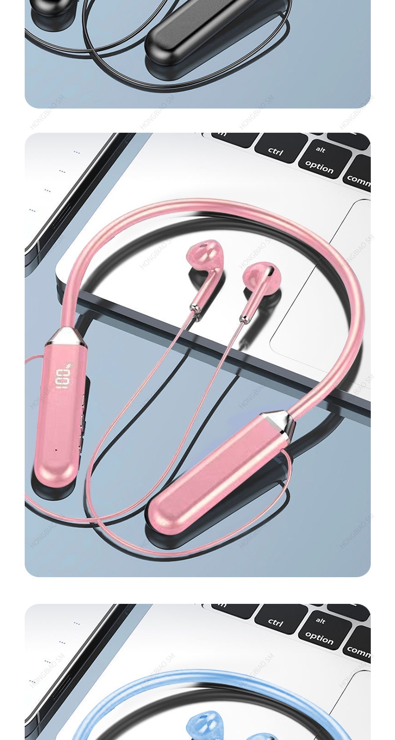 3c Bluetooth-Kopfhörer für Huawei und Xiaomi – Neues Sportmodell mit Geräuschunterdrückung, Nackenbügel und extrem langer Standby-Zeit_voghion.com