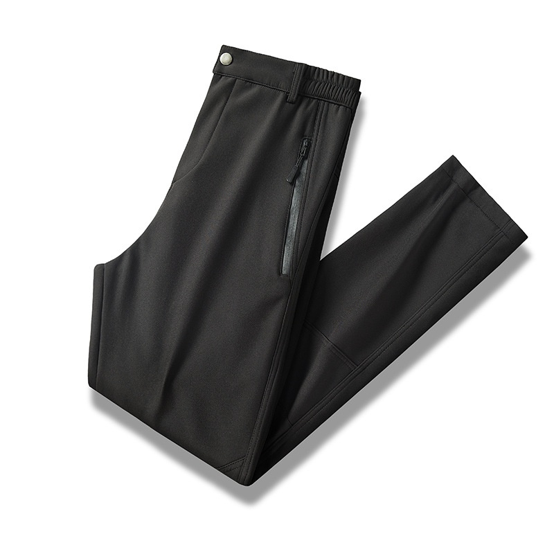 001 Wasserdichte und winddichte, fleecegefütterte, dicke Outdoor-Softshell-Cargohose für Damen und Herren_voghion.com