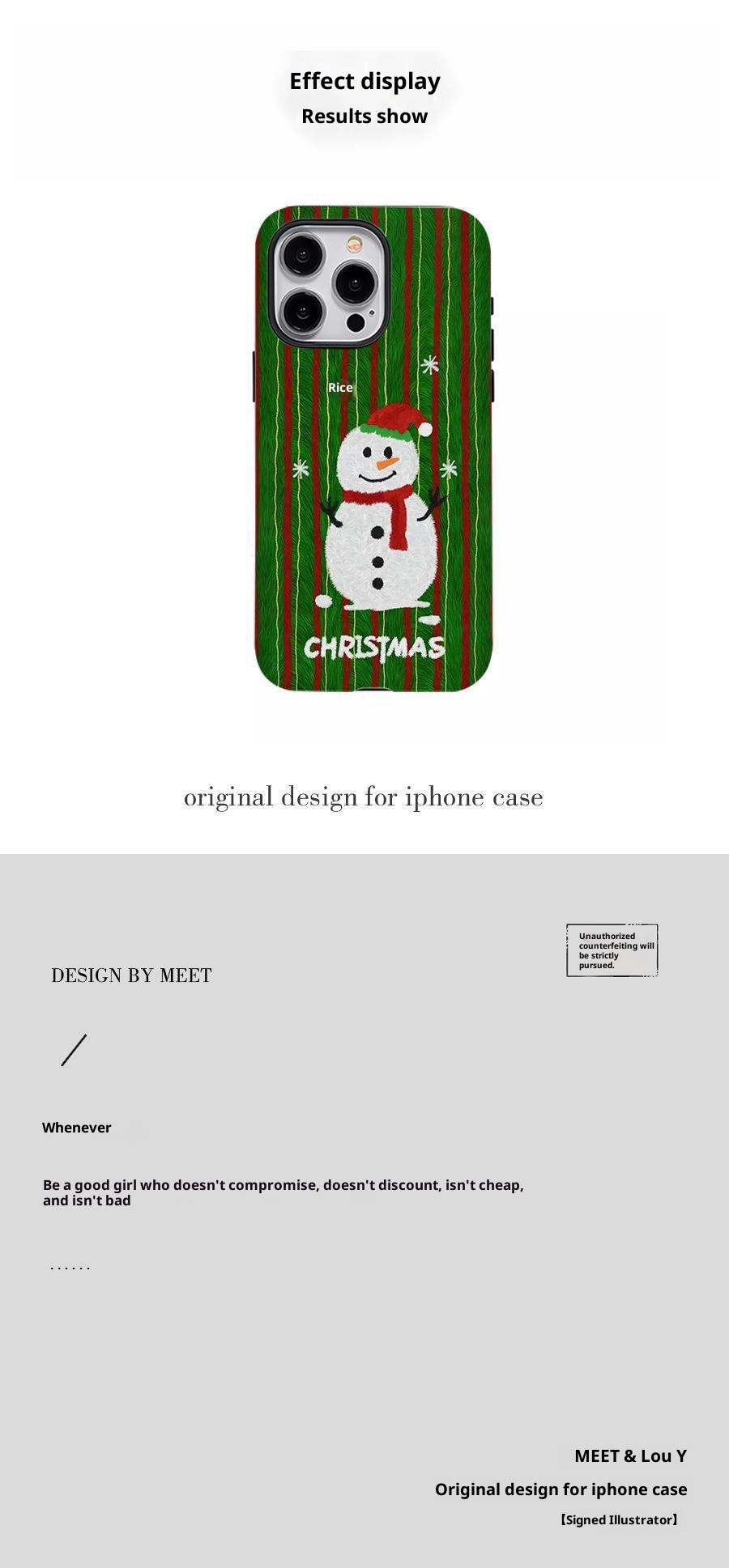 TechGlobe Christmas Exclusive Korean Film Phone Case Compatible With IPhone 16 Pro Max Coverage/15 Shockproof 14 Full Coverage_voghion.com