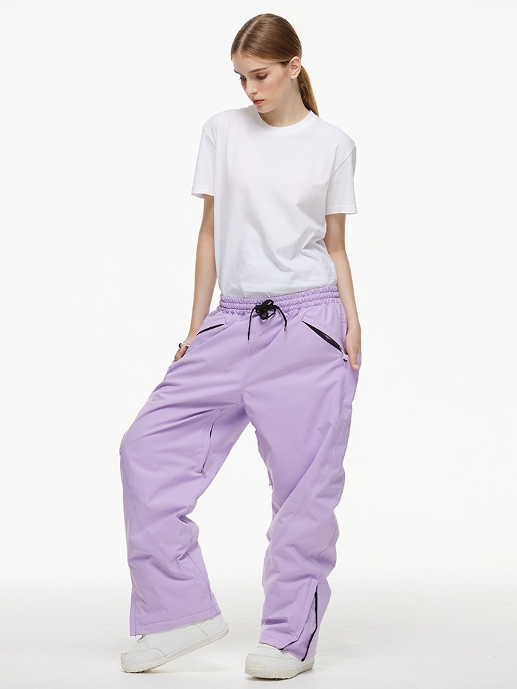 001 Nieuwe Heren Dames Winter Outdoor Waterdichte Warme Verdikte Snowboard Losse Versie Skibroek_voghion.com