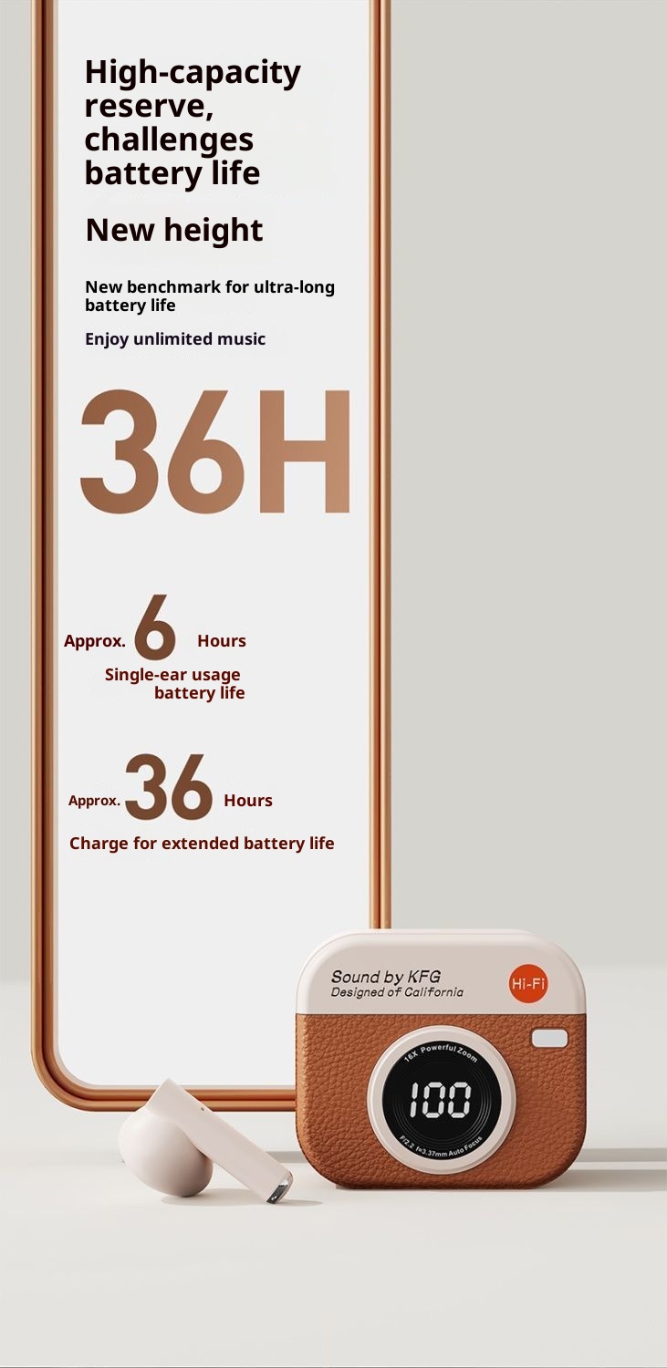 3c Q86 Bluetooth Earphones 2025 New Wireless Noise Cancelling High-End Semi-In-Ear Sports Running Long Battery Life_voghion.com