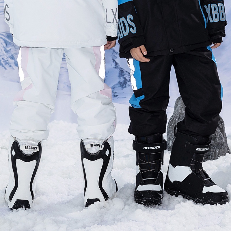 001 Pantaloni da sci e da neve con risvolto, spessi, impermeabili, caldi e antivento, per bambini e bambine, invernali_voghion.com