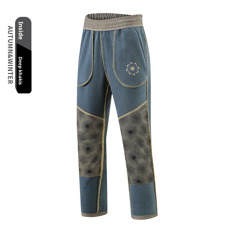 ragazzo Uomo Donna Coppia Abbinati Foderato in Pile Caldo Nero E Oro Ginocchiere Antivento Impermeabili Lunghi Autunno Inverno_voghion.com