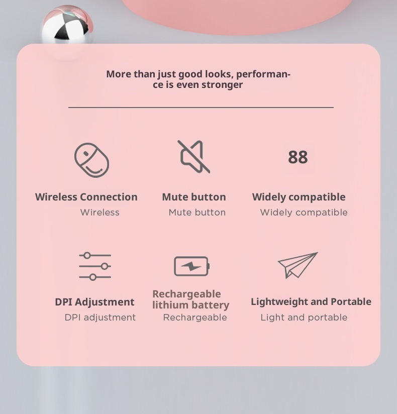 Techglobe Qinlang Smart Mouse wireless silenzioso ricaricabile Bluetooth a doppia modalità per ufficio e computer, disponibile in magazzino, colore Macaron_voghion.com