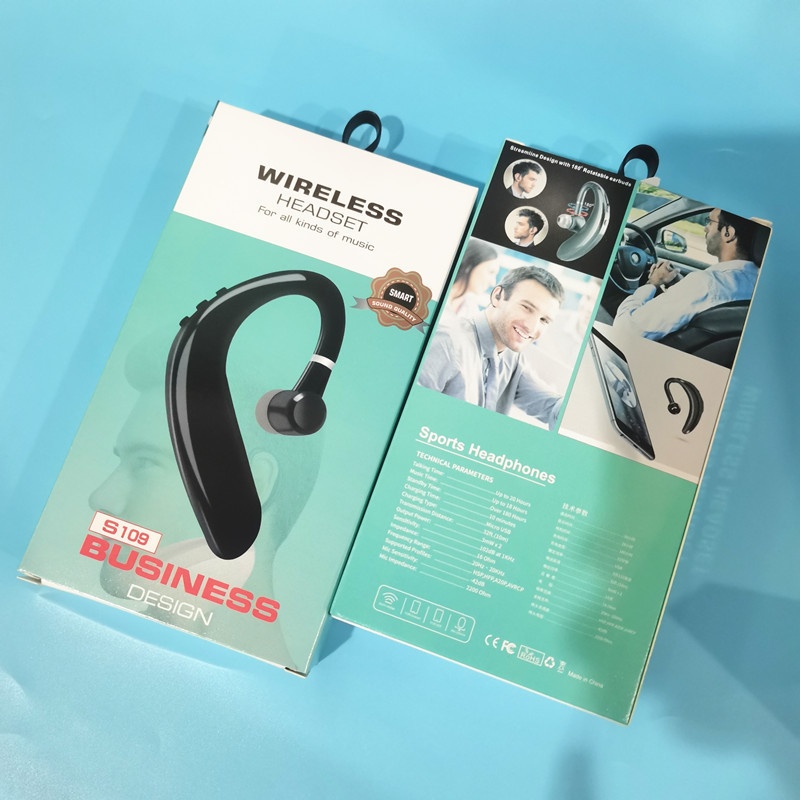 Écouteurs Bluetooth sans fil 3c S109 à suspension auriculaire, emballage plastique, pour le sport_voghion.com