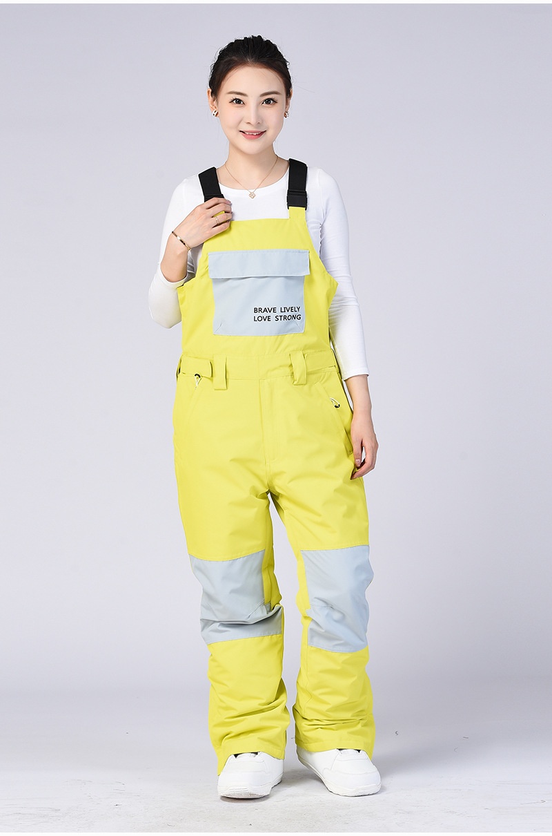 001 Pour hommes et femmes, style couple, salopette, vêtements de ski thermiques d'extérieur, combinaison de snowboard, pantalon de neige une pièce_voghion.com