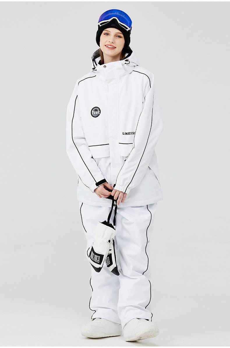 001 2023 For Men Women Winter Warm Thickened Ski Jacket And Pants Snowboard Suit New Cross-Border Model_voghion.com