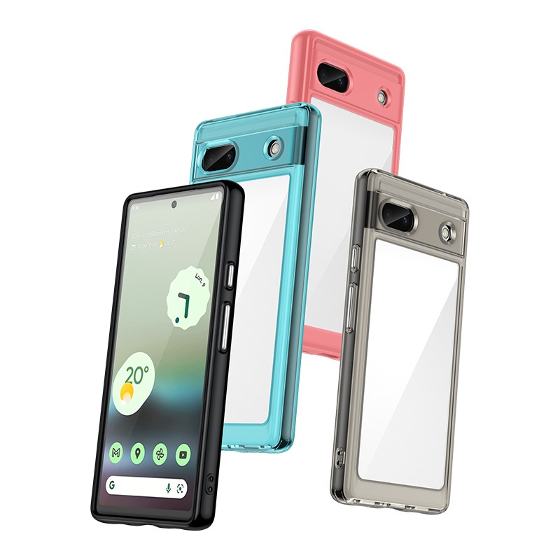 TechGlobe Compatibel met 6A Telefoonhoesje Pixel Fold Google 8 Pro Kleurrijke Volledige Bescherming Anti-val Hoes_voghion.com