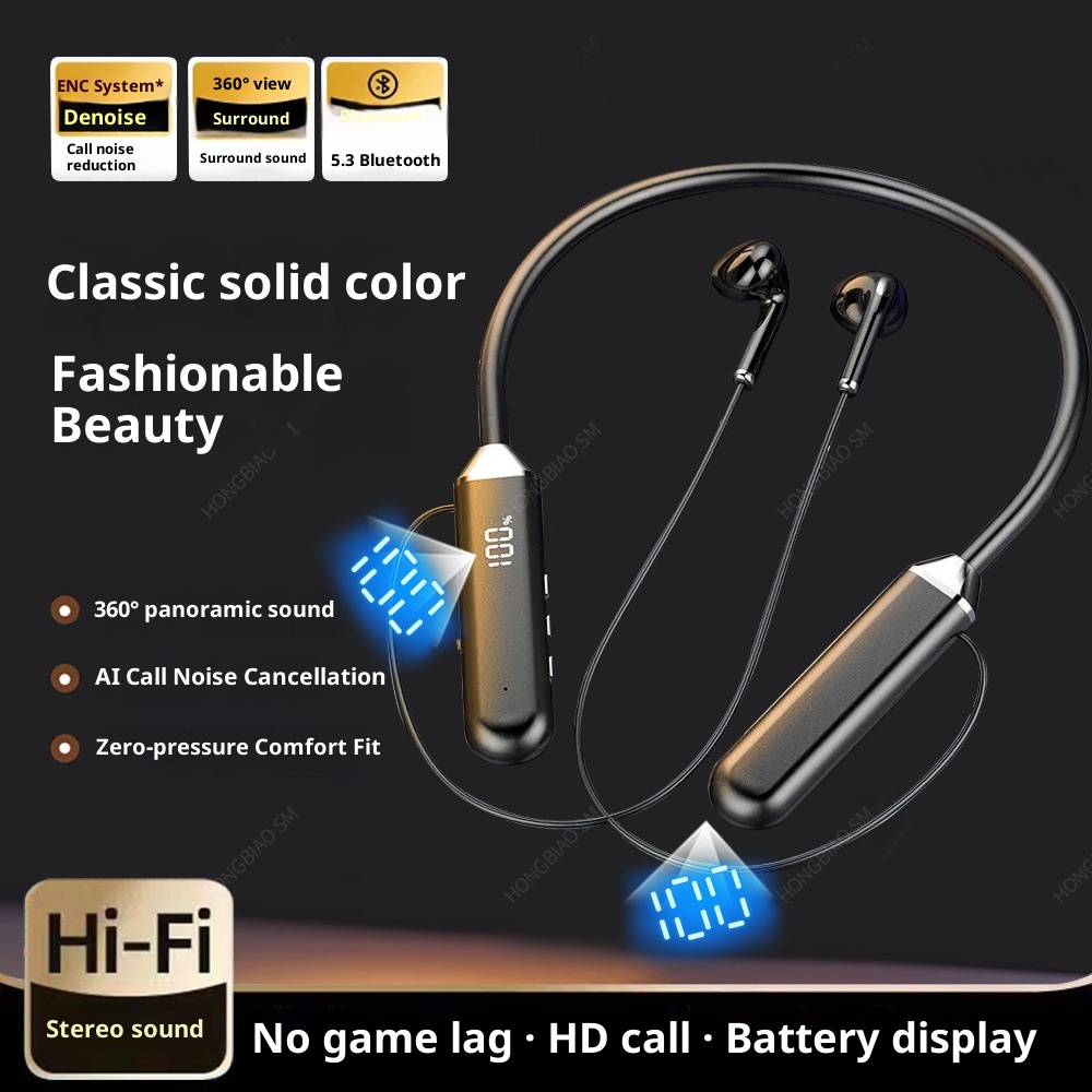 3c Bluetooth-Kopfhörer für Huawei und Xiaomi – Neues Sportmodell mit Geräuschunterdrückung, Nackenbügel und extrem langer Standby-Zeit_voghion.com