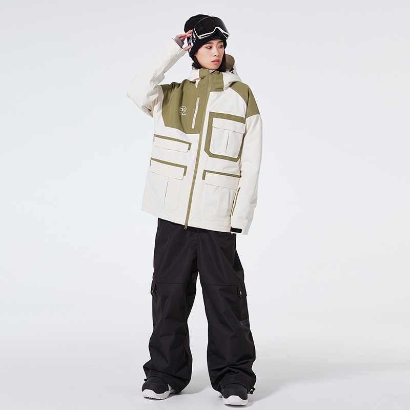 001 New Single Double Board Suit Set For Men Women, Winter Outdoor Waterproof Warm Ski Jacket And Pants, Cross-Border Style_voghion.com