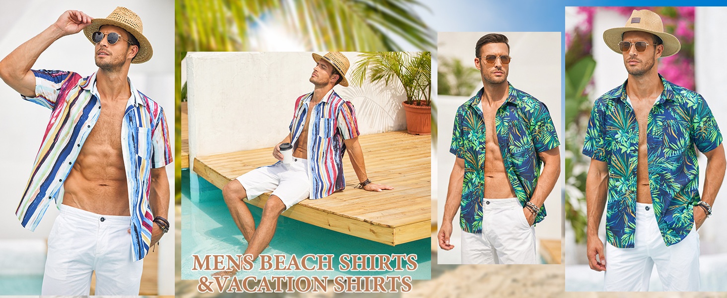 ForMen European American Cross-Border Trade New Men's 3D Leaf Digital Print Hawaiian Shirt For Men And Women_voghion.com