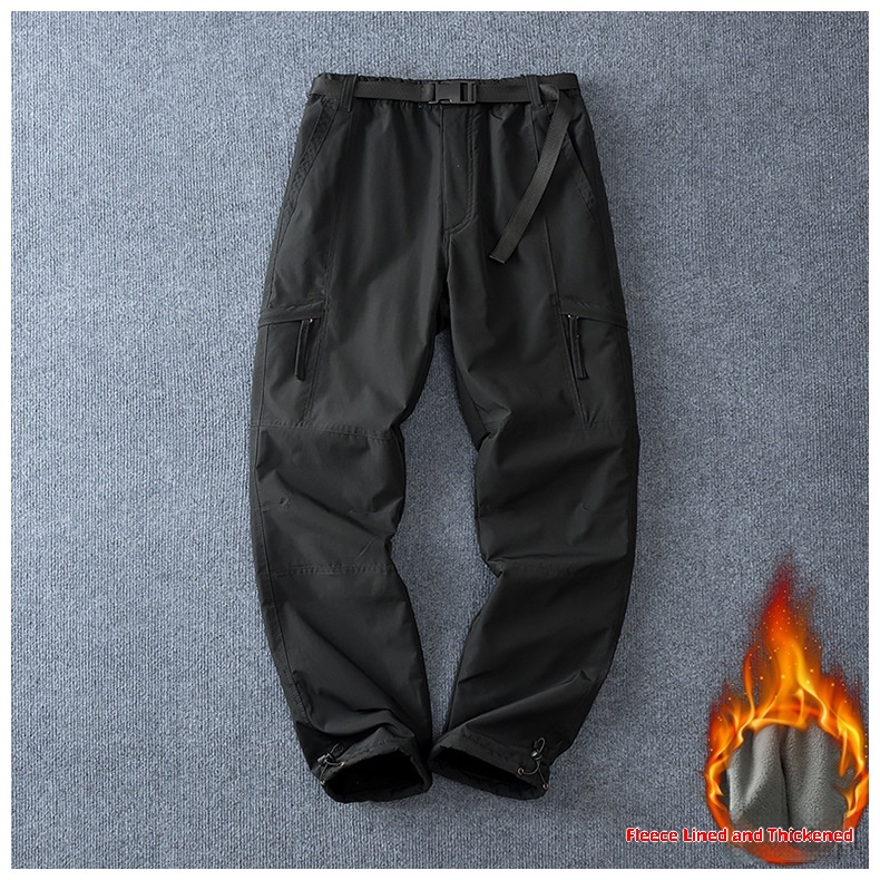 001 Wiatroodporne męskie spodnie motocyklowe z polaru 2025, idealne na zimę, do jazdy na nartach i w górach, cargo_voghion.com