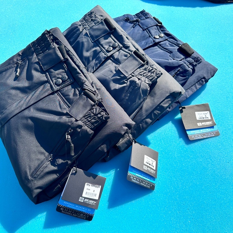 Pantalon de ski enfant 001, chaud, imperméable, coupe-vent et rembourré, avec bretelles, pour le ski en extérieur._voghion.com