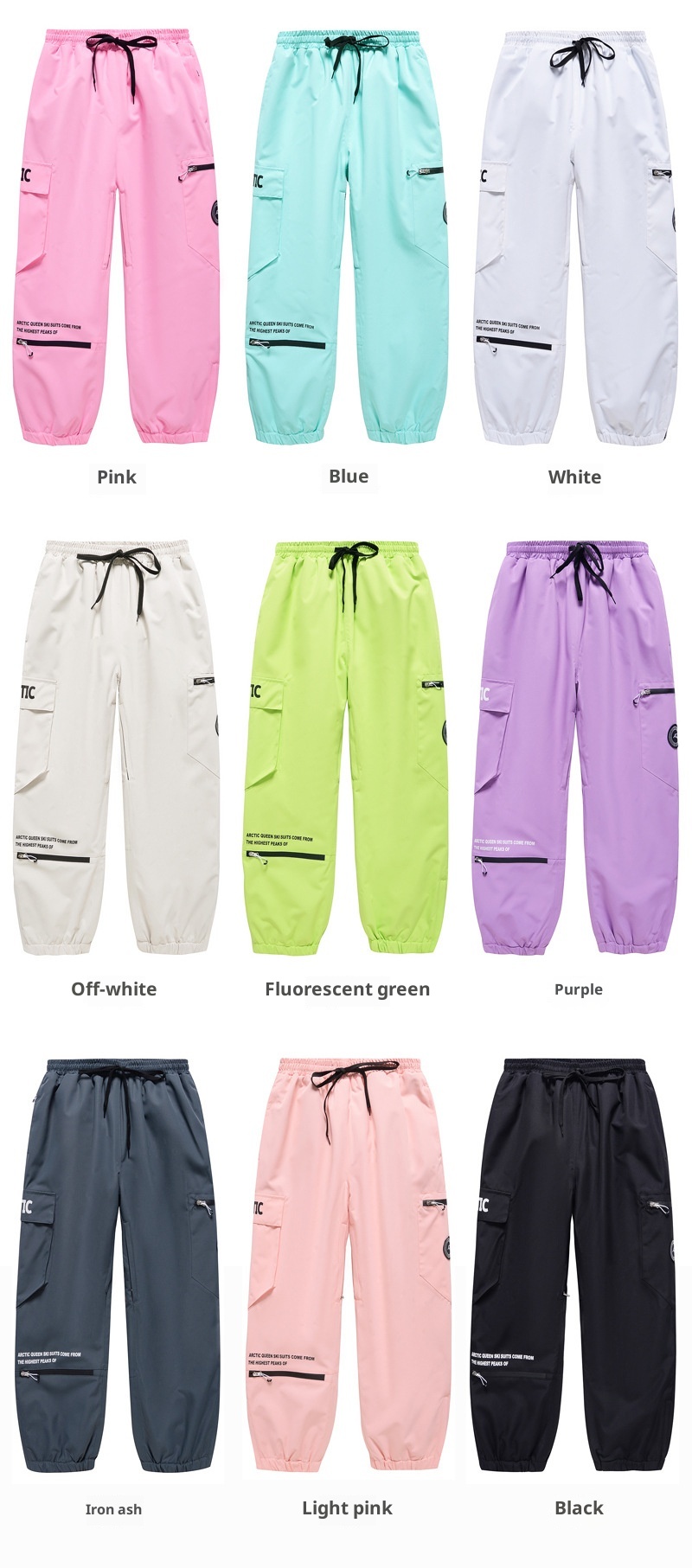 001 Nowy zestaw garniturów dla mężczyzn i kobiet, zimowy, dla par, spodnie snowboardowe i narciarskie, wiatroszczelne, wodoodporne, ciepłe_voghion.com