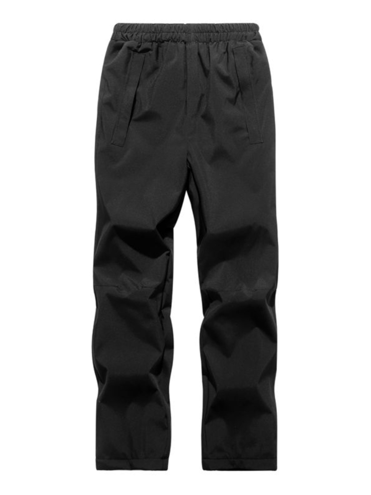 001 Nowe dziecięce spodnie softshell z podszewką z polaru, wiatroodporne, wodoodporne, ciepłe, do uprawiania sportów outdoorowych, narciarskich i pieszych._voghion.com