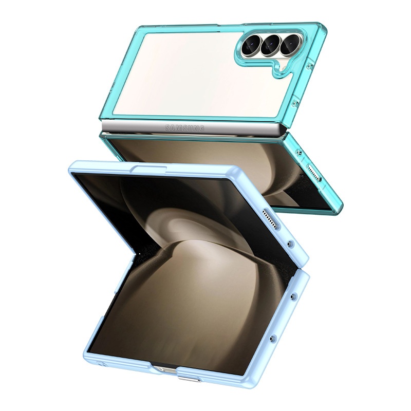 TechGlobe compatibele Flip6 telefoonhoesje Fold6 Samsung Z Fold5 kleurrijke volledige bescherming anti-valhoes_voghion.com