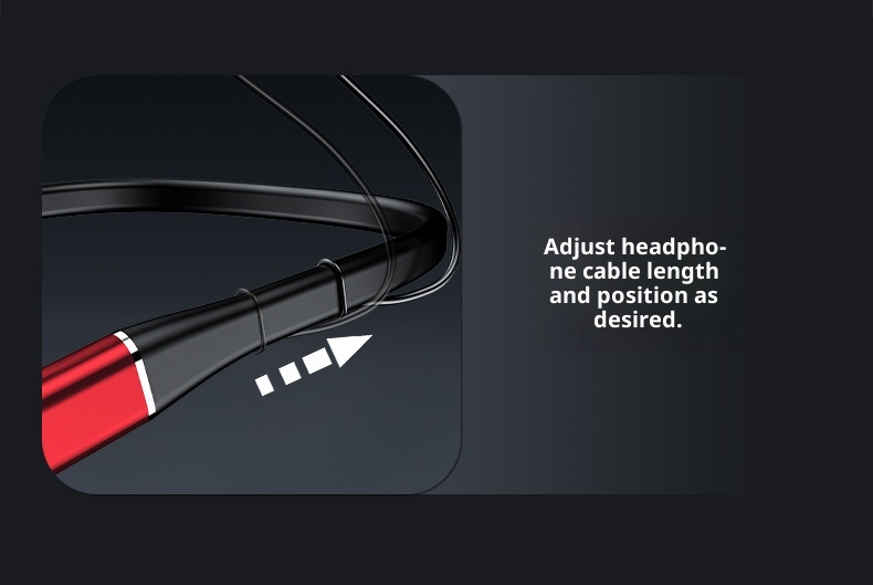 3c Nuove cuffie Bluetooth wireless di alta qualità con archetto da collo 5.3, cuffie universali da gioco senza latenza_voghion.com