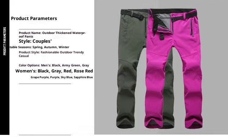 001 Nuovi pantaloni da sci da uomo, da trekking, impermeabili, traspiranti, foderati in pile softshell, spessi, da donna, in lana d'agnello_voghion.com