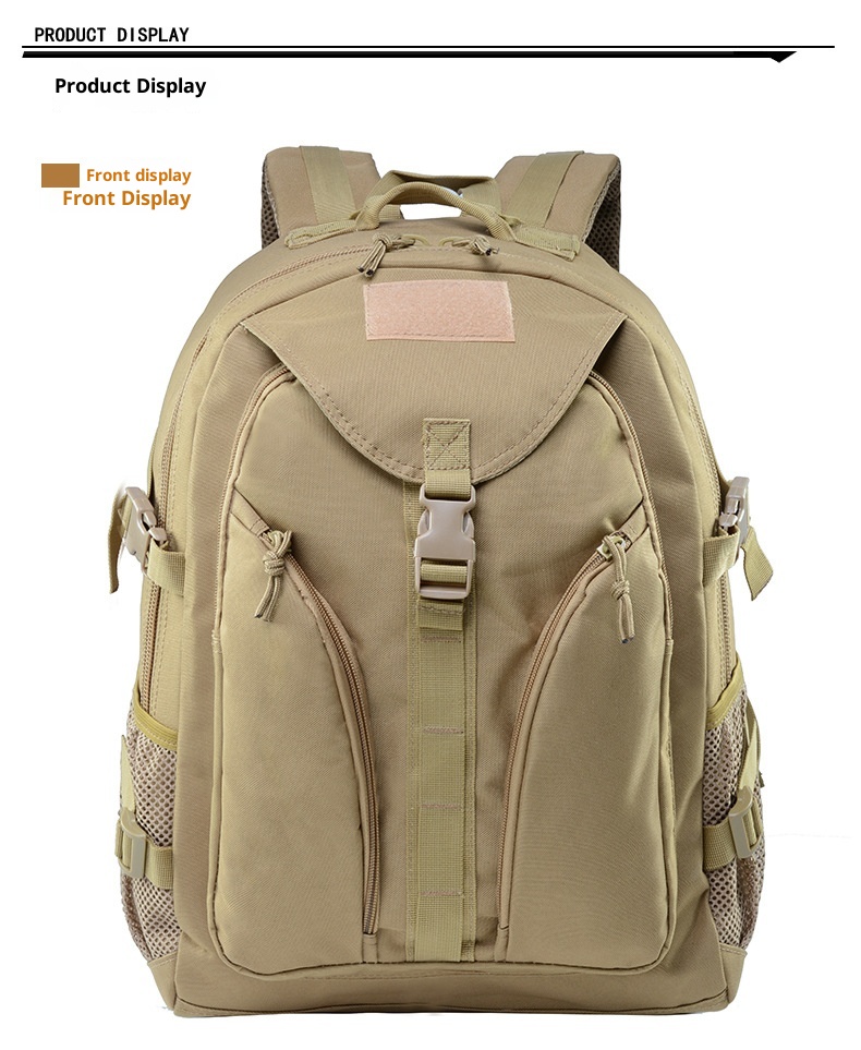 Sac à dos ActiveGo Lupu, camouflage militaire, imperméable, grande capacité, pour le sport, les activités de plein air et les voyages. Idéal pour les loisirs et les activités tactiques._voghion.com