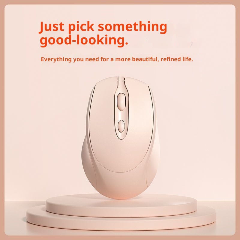 Digitex Digitex Wireless Mouse Bluetooth Silent Rechargeable Female Student Business Game Computer Office Notebook Tablet_voghion.com