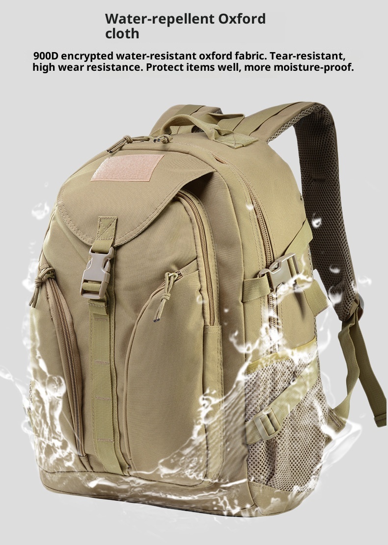 Sac à dos ActiveGo Lupu, camouflage militaire, imperméable, grande capacité, pour le sport, les activités de plein air et les voyages. Idéal pour les loisirs et les activités tactiques._voghion.com