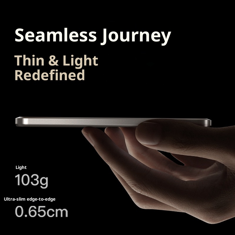 techglobe Neue ultradünne magnetische Powerbank aus Aluminiumlegierung mit 5000 mAh Kapazität, kabellosem Schnellladen, mobiler Stromversorgung (Großhandel)_voghion.com