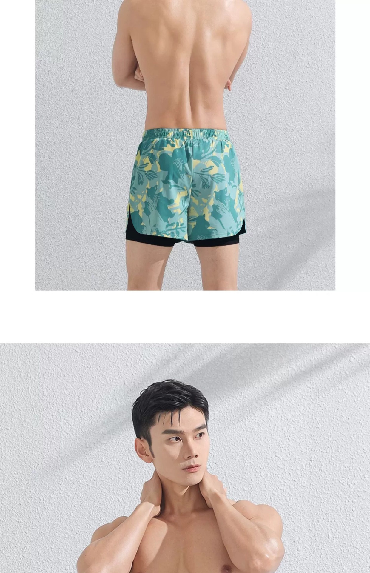 001 Mn's Larg Siz Trunks Anti-Embarrassmnt 2025 Nw Profssional Bach Shorts Hot Spring Full St Swimming Gar_voghion.com