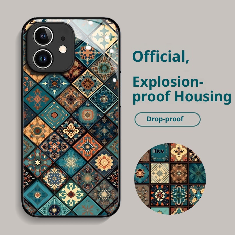 TechGlobe 13 Telefono 14 Retro Totem 15 Max Simple 8 Copertura completa 11 Vetro 12 Custodia protettiva Pro_voghion.com