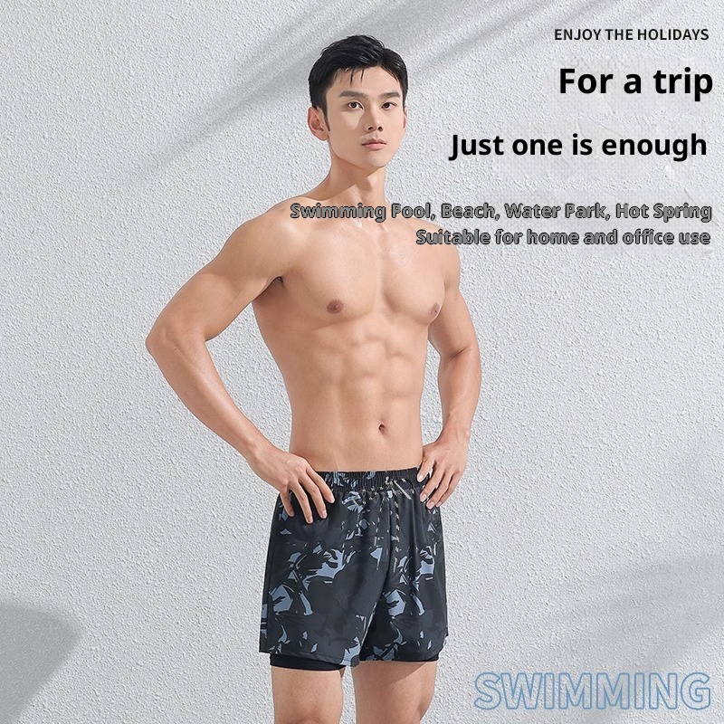 001 Mn's Larg Siz Trunks Anti-Embarrassmnt 2025 Nw Profssional Bach Shorts Hot Spring Full St Swimming Gar_voghion.com